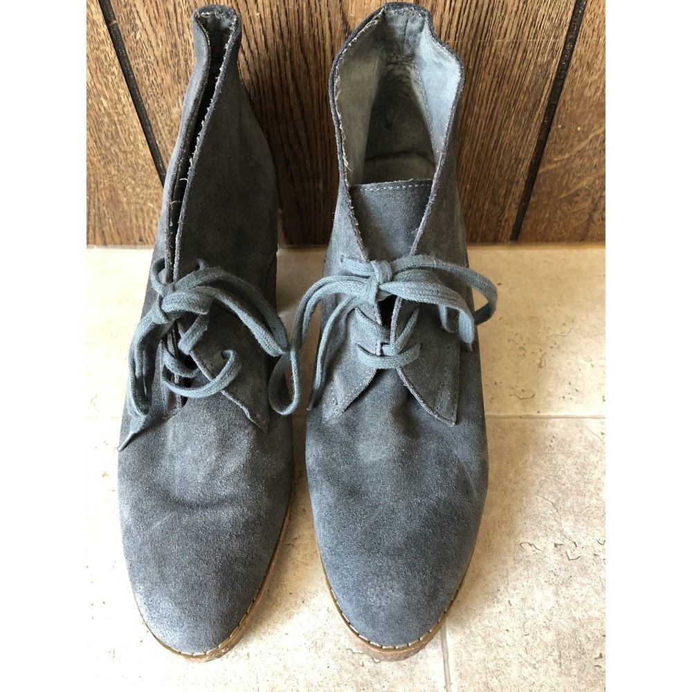 Gap Suede Leather Ankle Boots Women High heels - Size 8